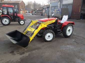 Минитрактор Калибр XT-244 с фронтальным погрузчиком ФГП-03Т